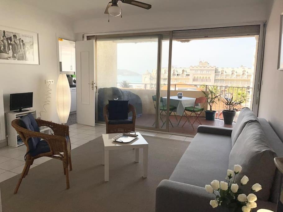Hendaye Plage Charmant Studio 2Pers Avec Grande Terrasse Vue Mer Eksteriør bilde